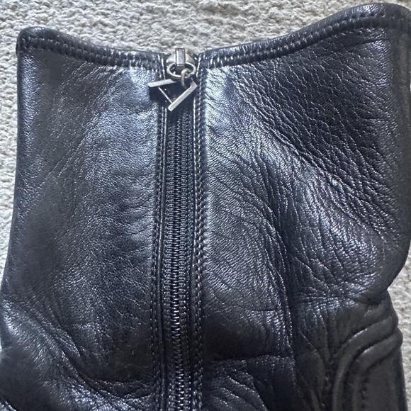 Alaia Vintage Wedge Booties, blk leather, 39 - Picture 3 of 10